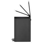 EKO Pedálový odpadkový kôš Essential 20+9 l, čierny – Obrázok 5