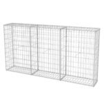 vidaXL Gabiónový kôš, pozinkovaná oceľ 200x30x100 cm