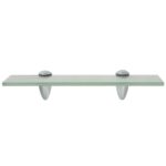 vidaXL Nástenná sklenená polička, 30x10 cm, 8 mm – Obrázok 2