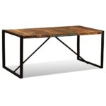 vidaXL Jedálenský stôl, recyklovaný masív 180 cm – Obrázok 4