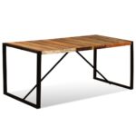 vidaXL Jedálenský stôl, recyklovaný masív 180 cm – Obrázok 8