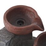 vidaXL Interiérová fontána s LED svetlom, polyresin – Obrázok 6