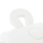 vidaXL Skladací masážny stôl, 2 zóny, 10 cm hrubý, biely – Obrázok 3