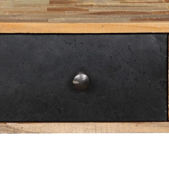 vidaXL Prístavný stolík z recyklovaného teakového dreva, 120x30x76 cm – Obrázok 8