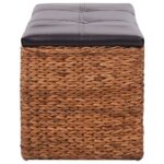 vidaXL Lavica s 2 košíkmi z morskej trávy 71x40x42 cm hnedá – Obrázok 5