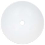 vidaXL Umývadlo biele 41x12,5 cm keramické – Obrázok 3