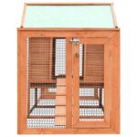 vidaXL Králikáreň, borovicový a jedľový masív 310x70x87 cm – Obrázok 6