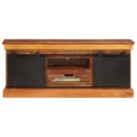 vidaXL TV skrinka 110x30x45 cm, recyklovaný masív – Obrázok 4