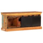 vidaXL TV skrinka 110x30x45 cm, recyklovaný masív – Obrázok 5