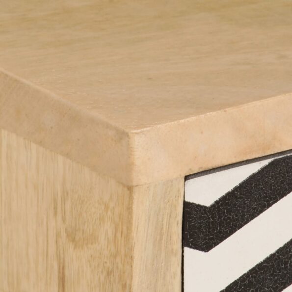 vidaXL TV skrinka 120x30x40 cm masívne mangovníkové drevo – Obrázok 2