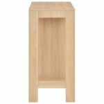 vidaXL Barový stôl s poličkou dubová farba 110x50x103 cm – Obrázok 5