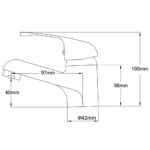 vidaXL Bidetové batérie 2 ks chrómové – Obrázok 6