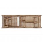 vidaXL Záhradné ležadlo, bambus – Obrázok 5