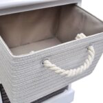 Drevená lavica so 6 zásuvkami vidaXL – Obrázok 5