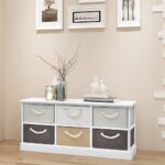 Drevená lavica so 6 zásuvkami vidaXL