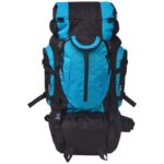 vidaXL Turistický batoh XXL 75 l, čierno modrý – Obrázok 3