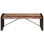 vidaXL Konferenčný stolík 120x60x40 cm, recyklovaný masív – Obrázok 3