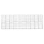 vidaXL Gabiónová stena s krytom, pozinkovaná oceľ 600x50x200 cm – Obrázok 3