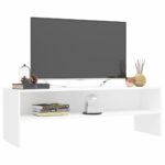vidaXL TV skrinka biela 120x40x40 cm drevotrieska – Obrázok 3