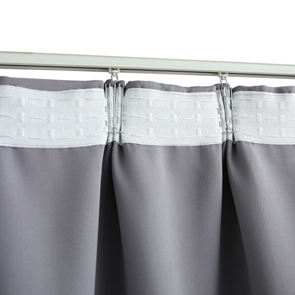 VXL8719883720067_g_en_hd_2.jpg vidaXL Zatemňovacie závesy s háčikmi 2 ks, sivé 140x225 cm – Obrázok 4