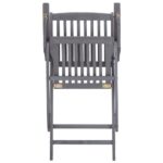 vidaXL Skladacie vonkajšie stoličky 2 ks, akáciový masív – Obrázok 6