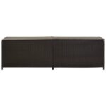vidaXL Záhradný úložný box hnedý 200x50x60 cm polyratanový – Obrázok 3