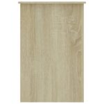 vidaXL Stôl farba dubu sonoma 100x50x76 cm drevotrieska – Obrázok 5