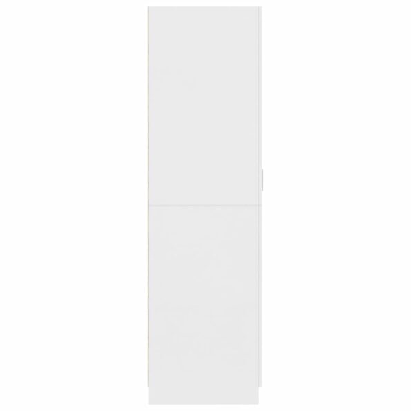 vidaXL Šatník, biely 80x52x180 cm, kompozitné drevo – Obrázok 7