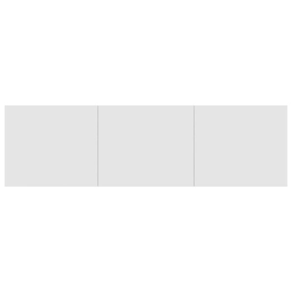 vidaXL TV skrinka, lesklá biela 140x40x35,5 cm, drevotrieska – Obrázok 6