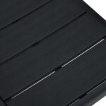 vidaXL Záhradné stoličky 4 ks čierne HDPE drevený vzhľad – Obrázok 8