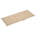 vidaXL Podložky na záhradné stoličky, vysoké operadlo 4 ks 120x50x3 cm – Obrázok 5