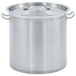 vidaXL Hrniec na polievku 36x36 cm nehrdzavejúca oceľ 35 l – Obrázok 2