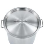 vidaXL Hrniec na polievku 36x36 cm nehrdzavejúca oceľ 35 l – Obrázok 4