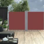 vidaXL Zaťahovacia bočná markíza, hnedá 100x600 cm – Obrázok 3