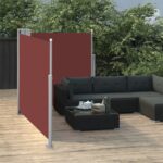 vidaXL Zaťahovacia bočná markíza, hnedá 100x600 cm – Obrázok 4
