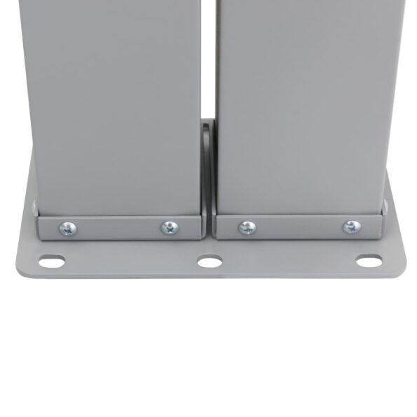 vidaXL Zaťahovacia bočná markíza, červená 100x600 cm – Obrázok 8