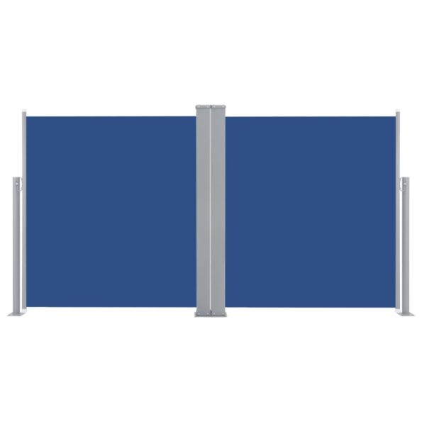 vidaXL Zaťahovacia bočná markíza, modrá 160x600 cm – Obrázok 2