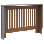 vidaXL Kryt na radiátor antracitový 112x19x81 cm MDF – Obrázok 5
