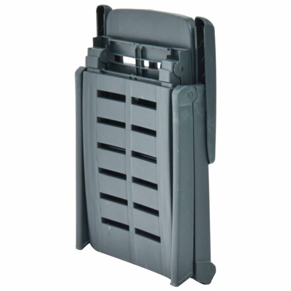 vidaXL Skladacie ležadlo, plast, zelené – Obrázok 7