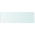 vidaXL Poličky 2 ks panel z priehľadného skla 70x25 cm – Obrázok 3