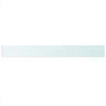 vidaXL Poličky 2 ks panel z priehľadného skla 110x12 cm – Obrázok 3