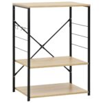 vidaXL Skrinka na mikrovlnku, dub 60x39,6x79,5 cm, kompozitné drevo – Obrázok 2