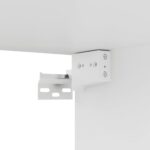 vidaXL TV skrinka, biela 80x30x30 cm, kompozitné drevo – Obrázok 8