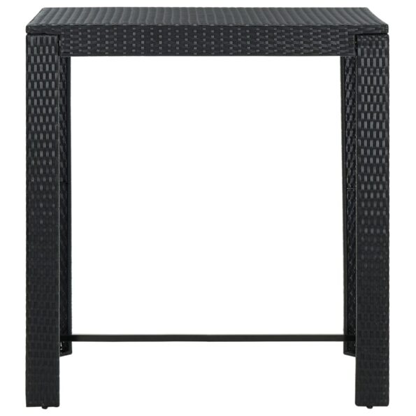 VXL8720286003107_g_en_hd_1.jpg vidaXL Záhradný barový stolík čierny 100x60,5x110,5 cm polyratanový – Obrázok 2