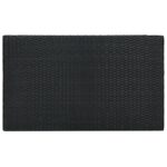 vidaXL Záhradný barový stolík čierny 100x60,5x110,5 cm polyratanový – Obrázok 4