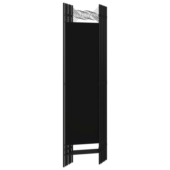 vidaXL Paraván so 6 panelmi, čierny 240x180 cm – Obrázok 4