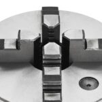 vidaXL 4-čeľusťové samostrediace skľučovadlo na sústruh 160 mm oceľové – Obrázok 5