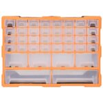 vidaXL Organizér so 40 zásuvkami 52x16x37,5 cm – Obrázok 4