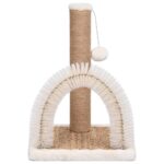 vidaXL Mačací strom s oblúkovou kefou a škrabacím stĺpikom – Obrázok 4