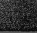 vidaXL Rohožka, prateľná, čierna 60x180 cm – Obrázok 5